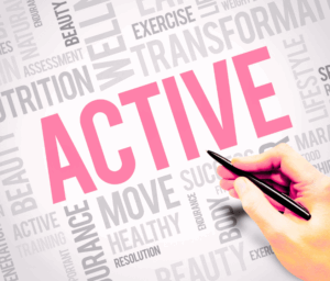 femme dynamique et active